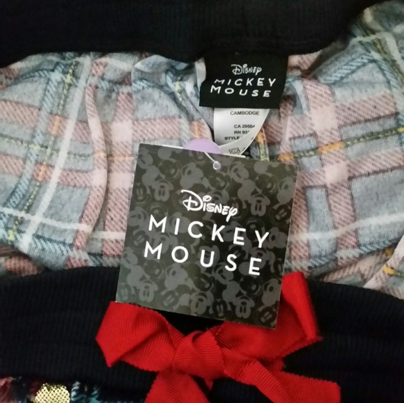 NEW Disney Mickey Mouse pj Pyjama bottoms sleep pants Teen Adult - Picture 2 of 7
